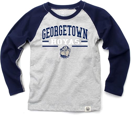 Miniatura 39 de Wes and Willy NCAA playera raglán de manga larga para niños