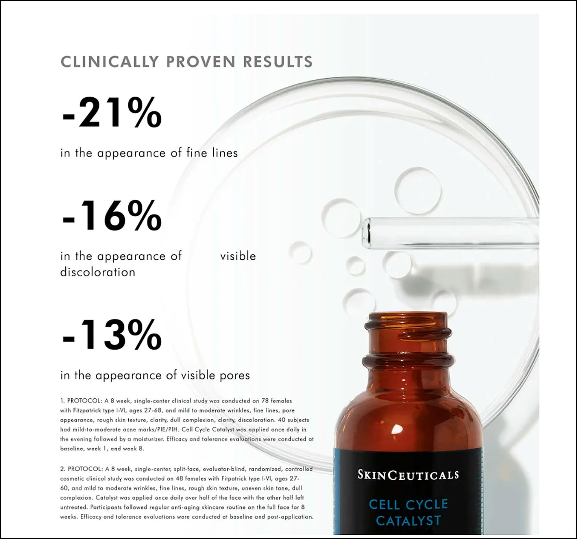 SkinCeuticals Cell Cycle Catalyst Resurfacing Serum 30ml – Renewing Exfoliating Face Serum That Smooths Texture, Refines Pores & Boosts Radiance for a Fresher, More Even Complexion