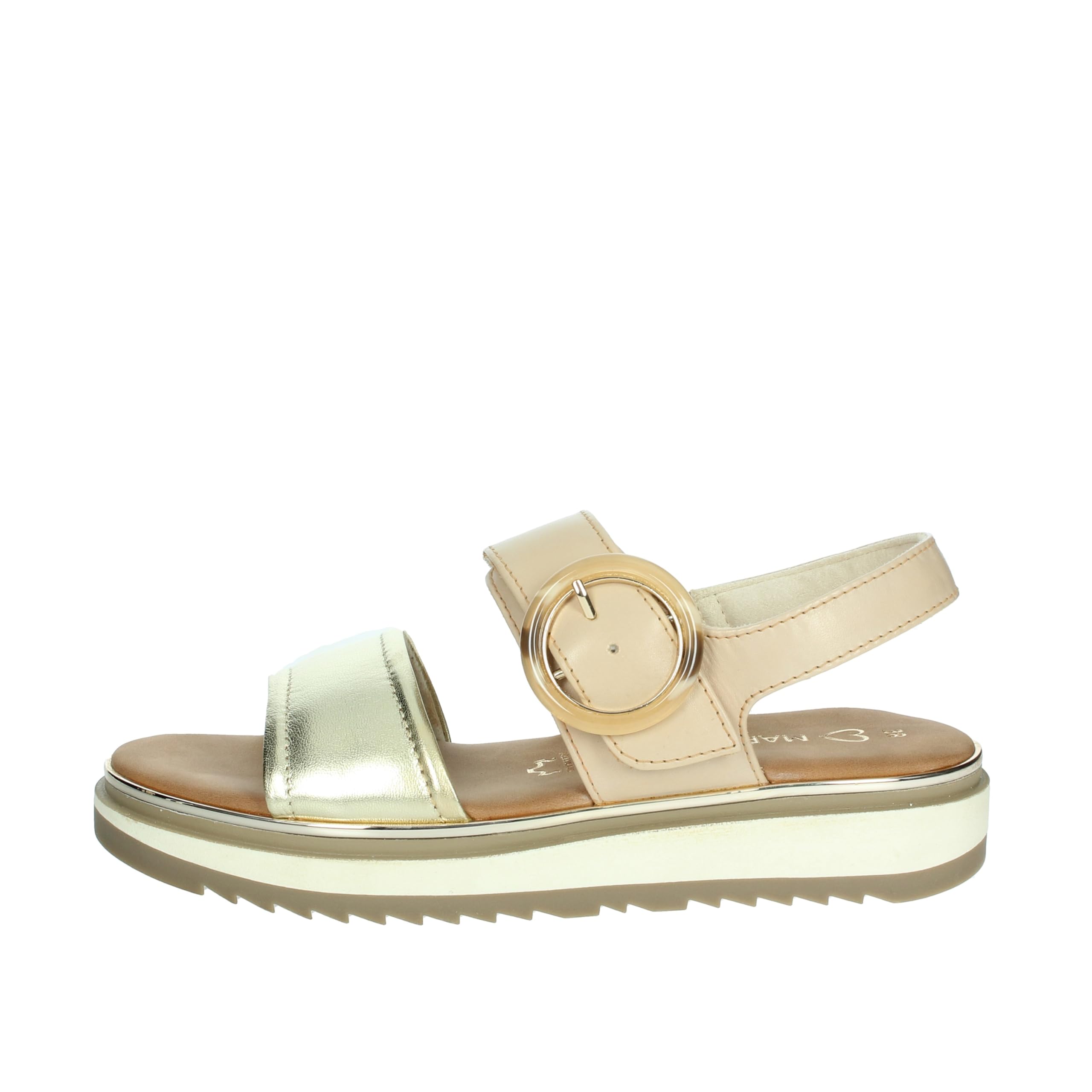 MARCO TOZZI Women's Sandale 2-28501-44, Metallic, 7.5 UK