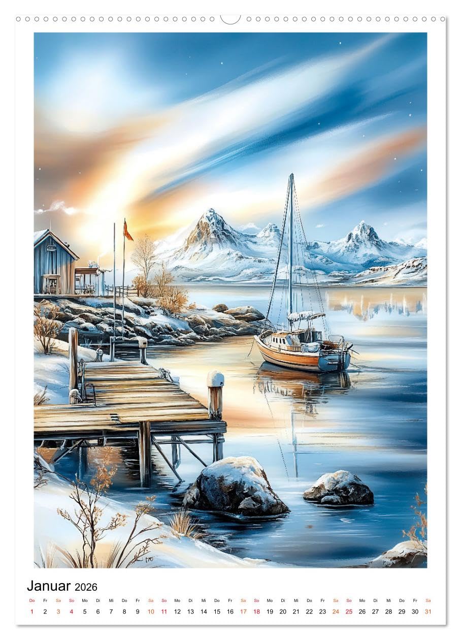 Alaska - Landschaften, Tiere, Freiheit (hochwertiger Premium Wandkalender 2026 DIN A2 hoch), Kunstdruck in Hochglanz: Das Land der Verzauberung - majestätisch, wild, frei. (CALVENDO Natur)