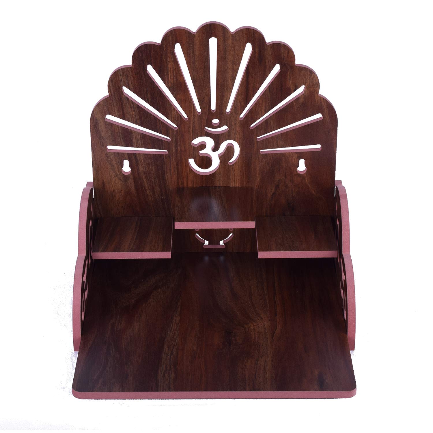 Griva Enterprise House-Warming Puja Temple as Office and Home Wall Decor Brown Color