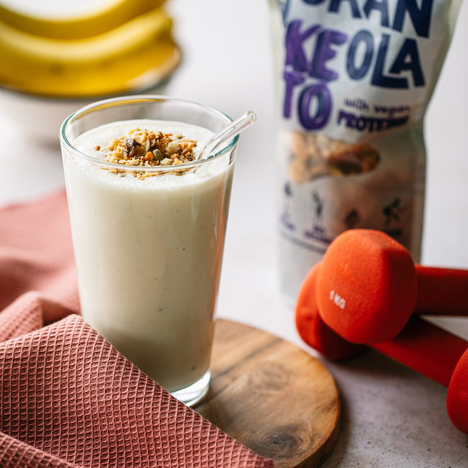Granola BIO Sin Gluten Keto 275g Con Proteínas Veganas y Coco Rallado