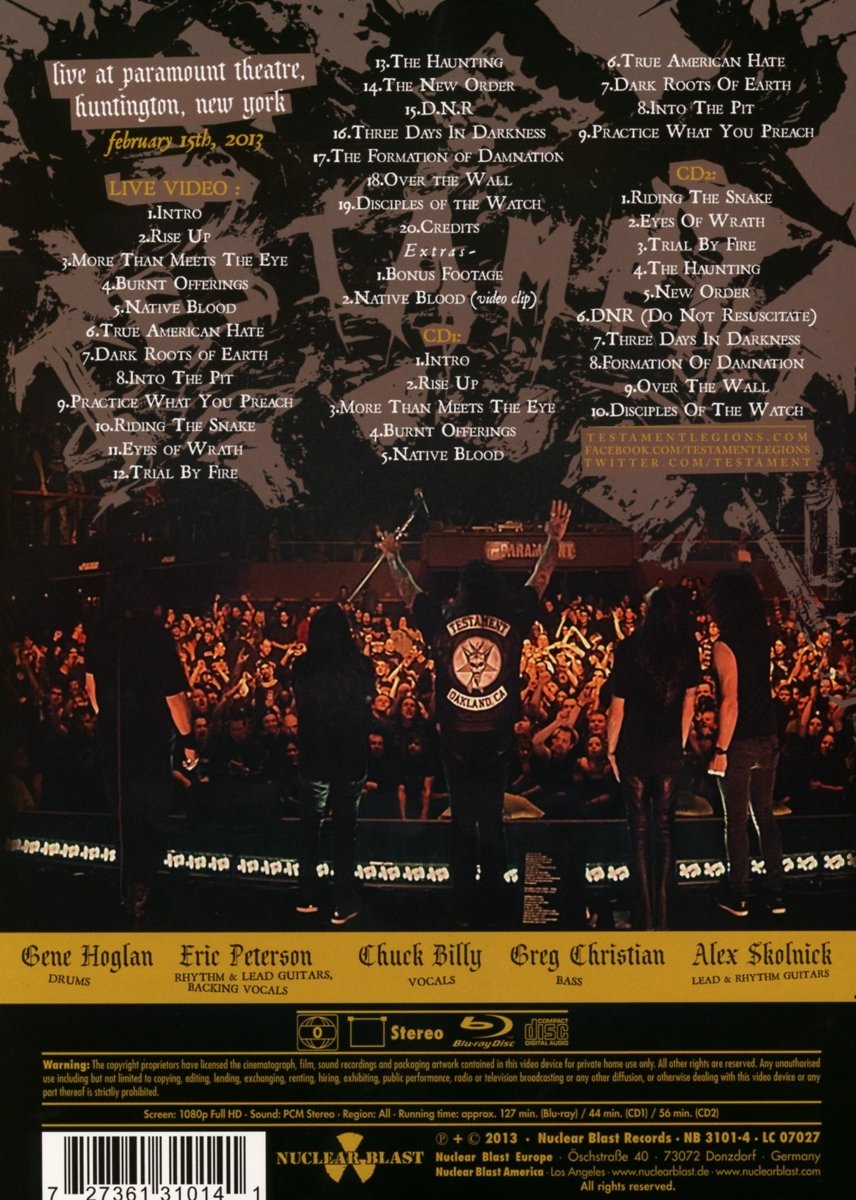 Testament - Dark Roots Of Thrash