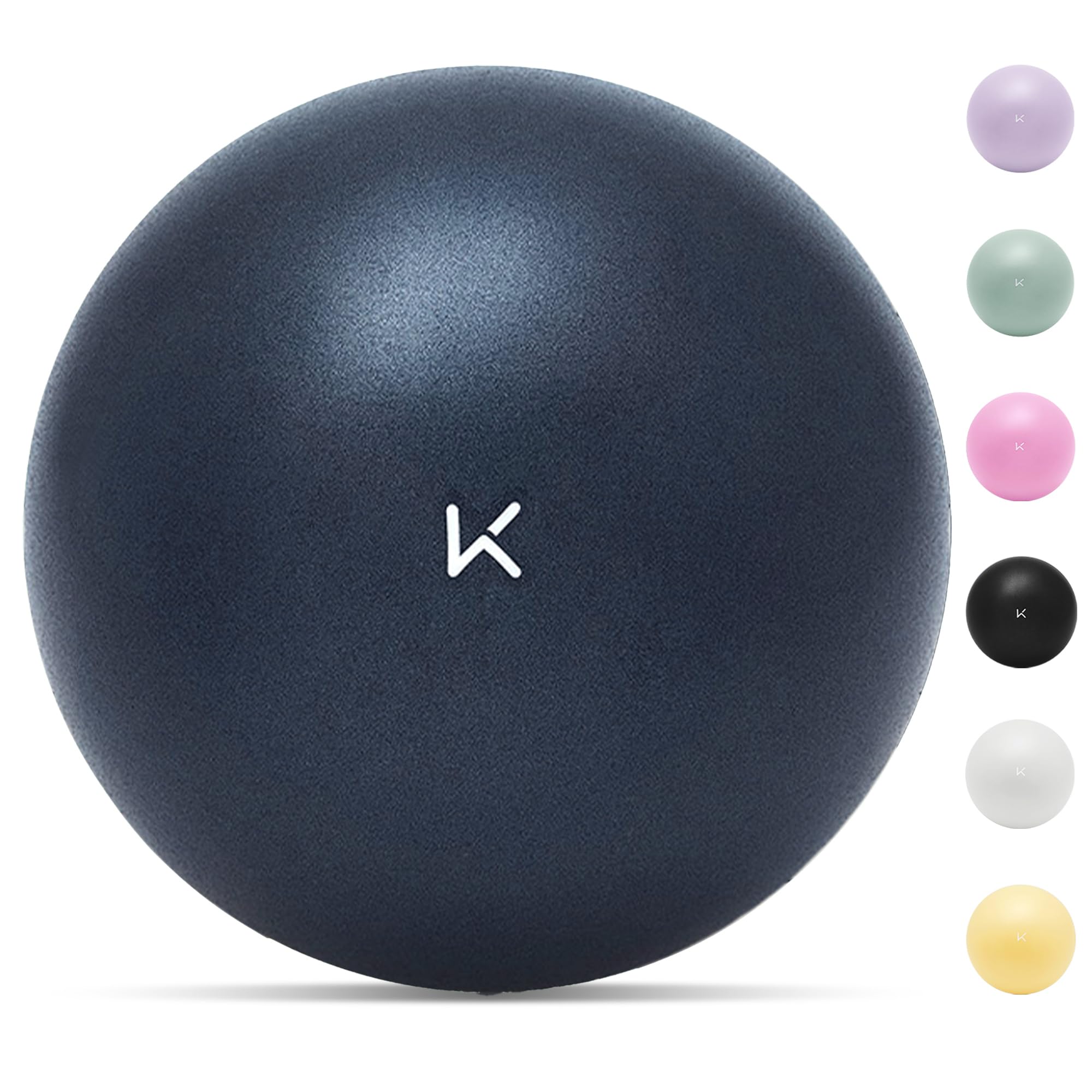KEEP Pilates Ball- Balance Yoga Balls for Working Out, Fitness Ball for Core Strength and Physical Therapy, 25cm, Navy B