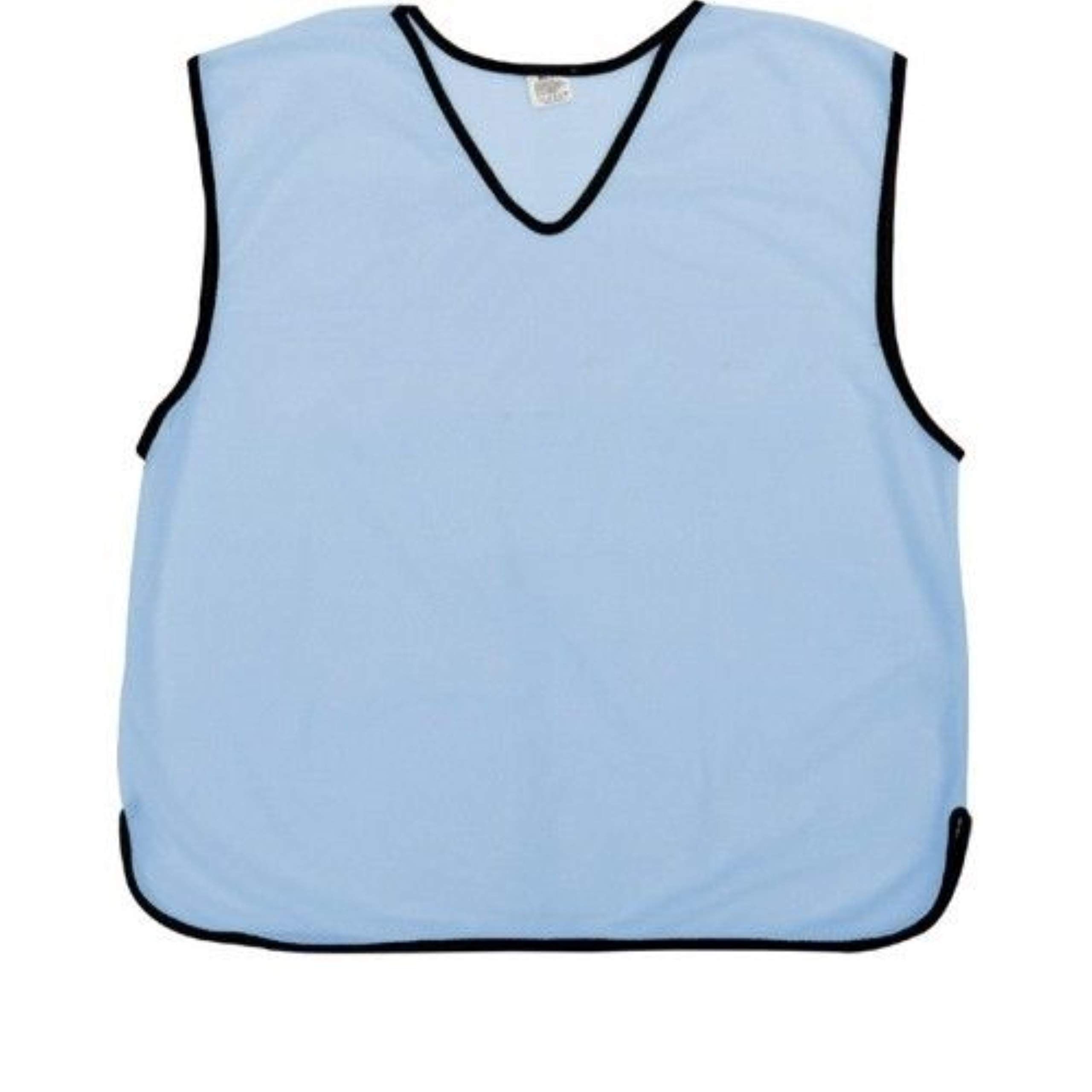 Sterling Sports10 X Training Bibs Sports Mesh Bibs Football Soccer Rugby Sports Bibs Function Party Outdoor Kids Junior Youth and Adult Sizes (Senior Mens(XL to XXL), Sky)