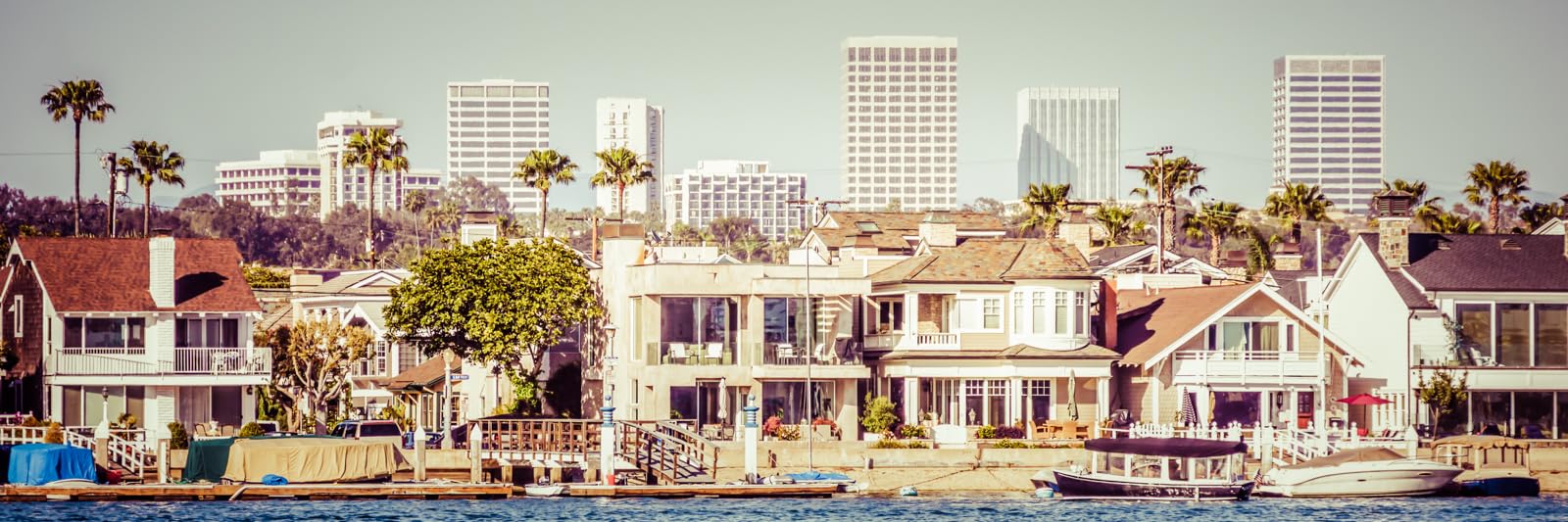 Amazon.com: Newport Beach Skyline California Wall Art | Unframed