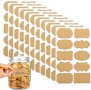 500 Stück Kraftpapier Aufkleber,Etiketten Selbstklebend 5Cm 500 Stück Kraftpapier Aufkleber,Etiketten Selbstklebend 5Cm