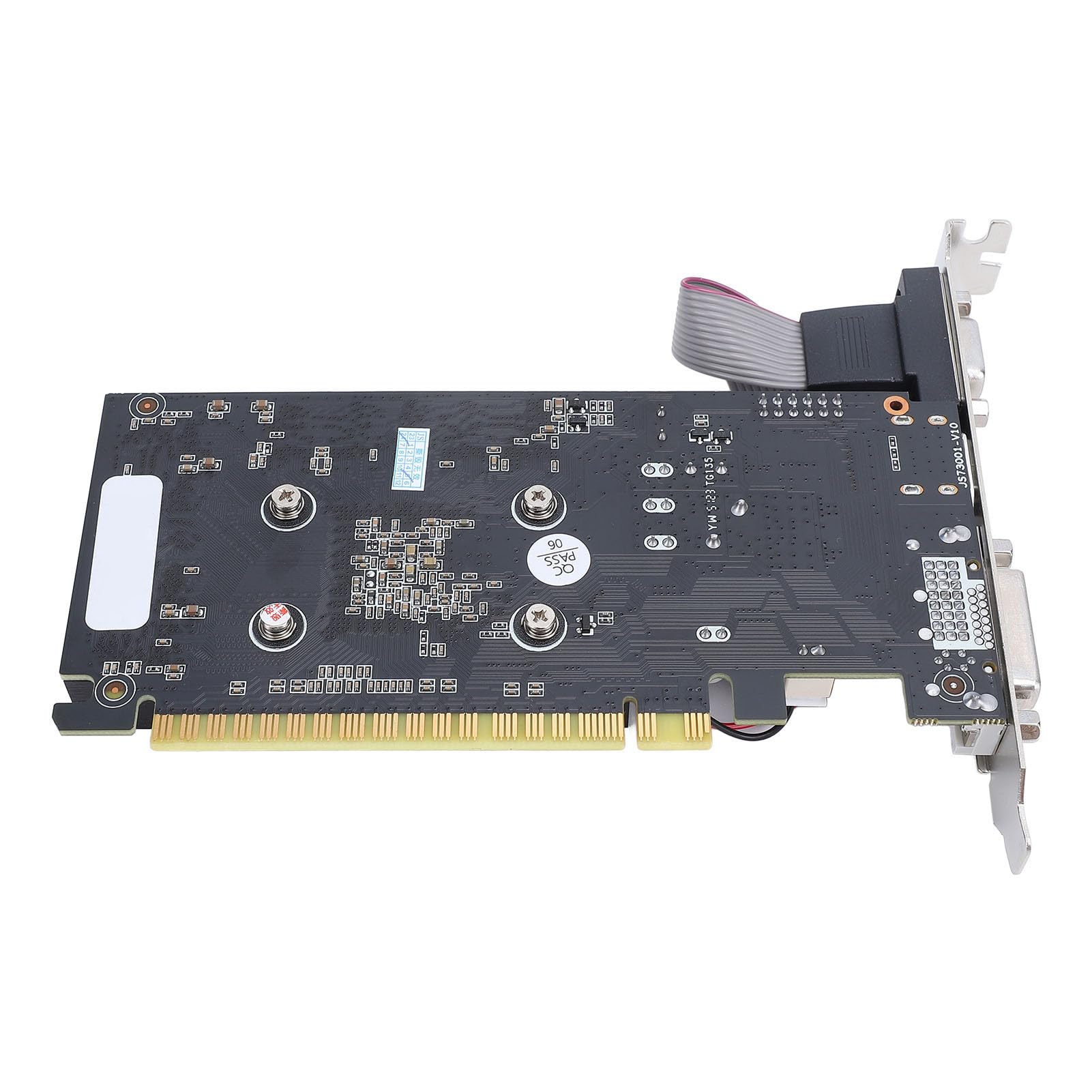 VBESTLIFE GT 730 2GB DDR3 64 Bit Low Profile Grafikkarte, PCIe 2.0 X16 Gaming -Grafikkarte, Desktop -Computergrafikkarte mit HDMI -DVI -VGA -Anschlüssen