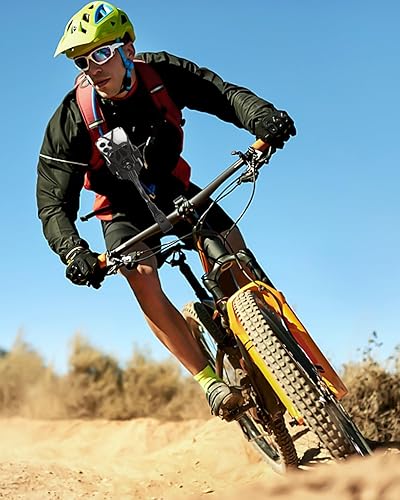 Miniatura 7 de Soporte para teléfono de motocicleta de brazo largo, correa segura mejorada Soporte de teléfono celular para ATV Scooter, soporte de teléfono de