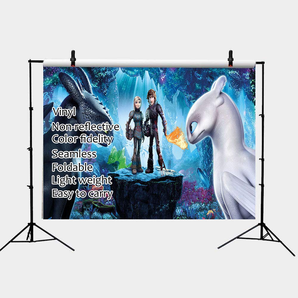 How to Train Your Dragon Themed Photography Backdrops for Kids Happy