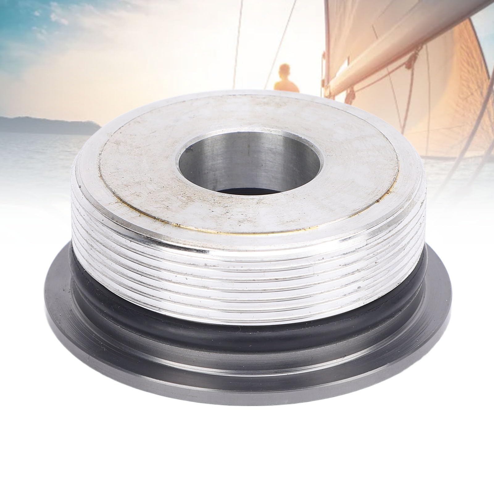Coperchio di Vite 'estremità Inclinabile, Marina Esternalita 115 a 250 H P 2 4 Ictus, Realizzato in Lega di Alluminio Premium, OE 64E 43811 02 00, 64E 43810, per Assy di