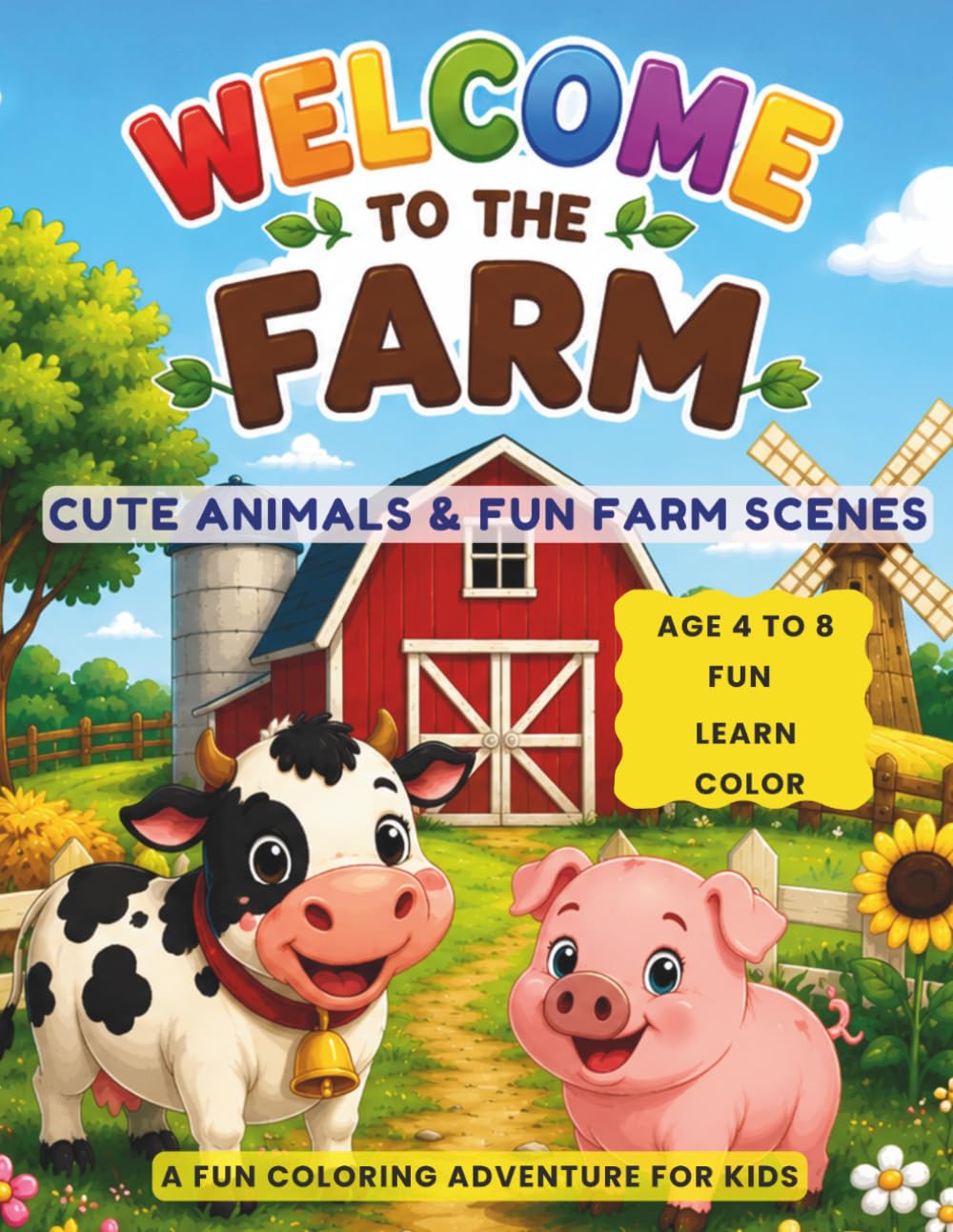 WELCOME TO THE FARM: Cute Animals & Fun Farm Scenes