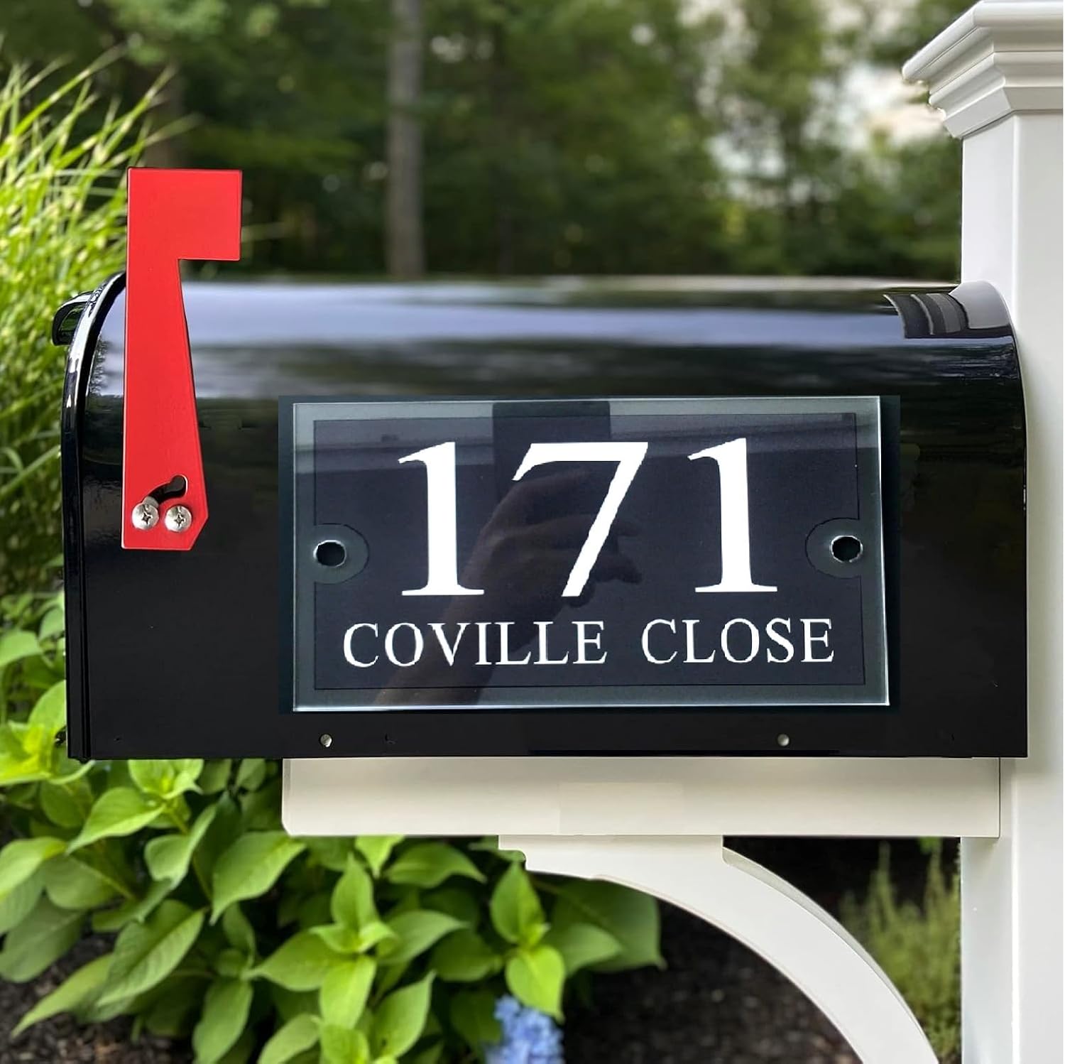Customized Mailbox Numbers 1~99999 Street name Acrylic, Crystal effect Elegant, For Mailbox,Signs,Door,Address Numbers,Home,Businesses