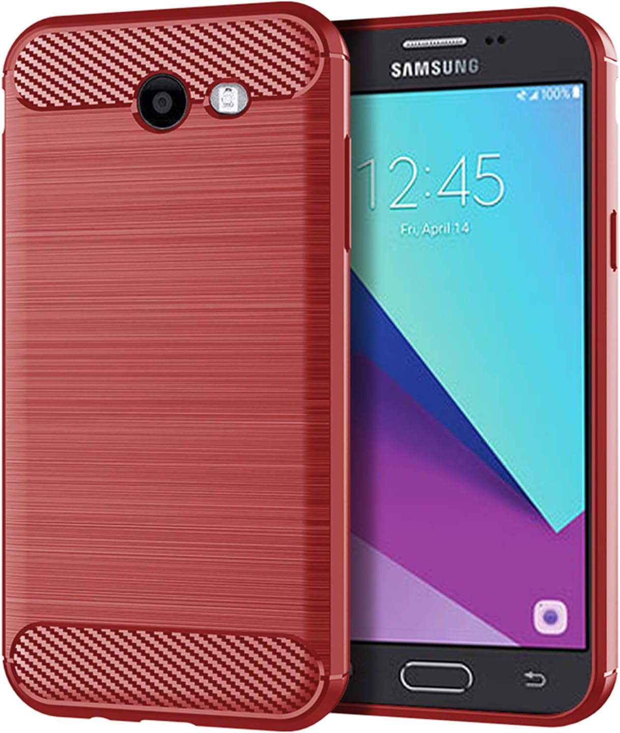 Samsung Galaxy J3 Emerge case,Soft Feeling Full Protective Anti-Scratch&Fingerprint + Scratch Resistant Fit Mobile Phone Case Cover for Samsung Galaxy J3 Emerge
