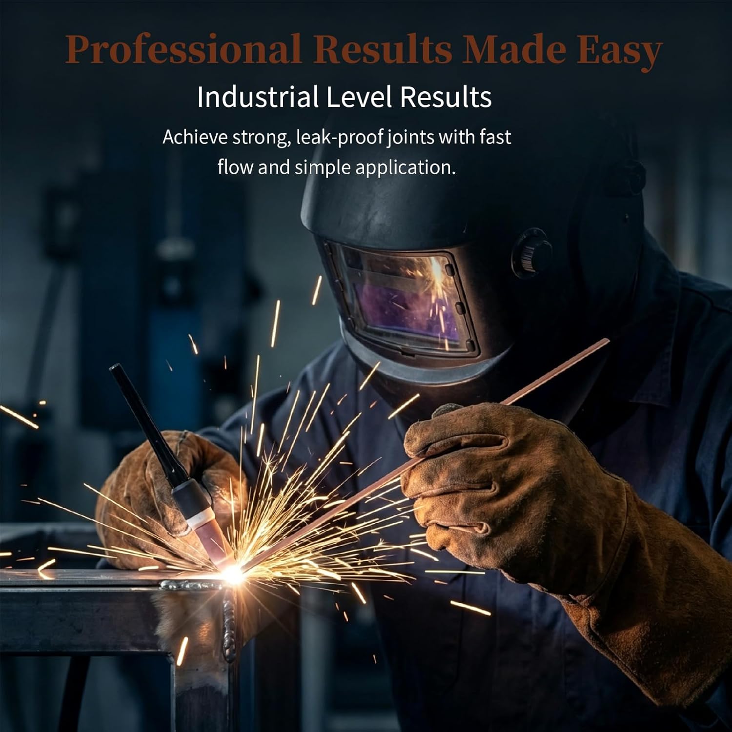 60 Sticks Brazing Rods BCuP-5 15% Silver Solder Phos Copper Flat Welding Rods 0.050"x1/8"x10" Industry Grade for HVAC Air Conditioning Refrigerators Cold Storage Equipment