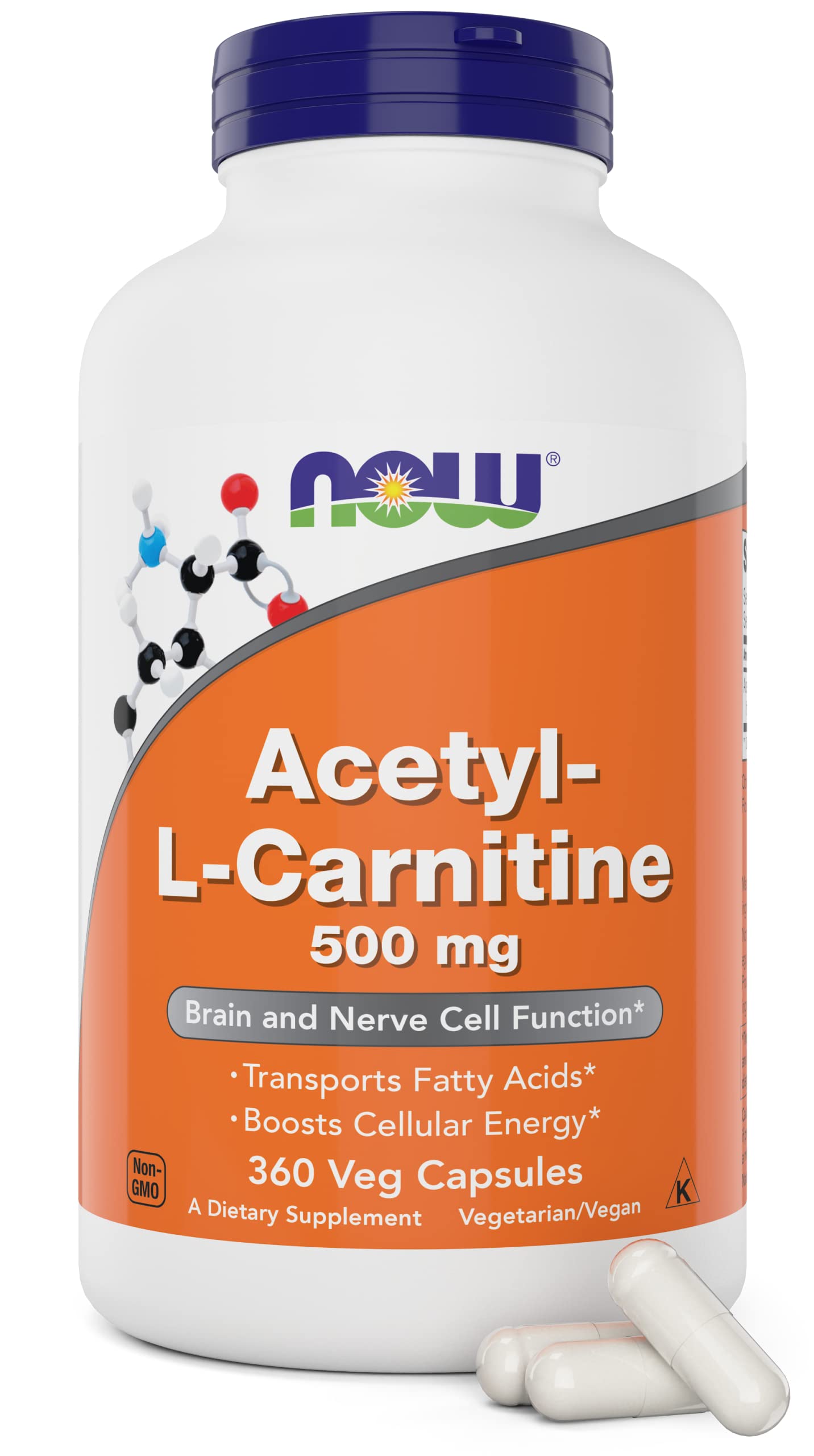 NOW Foods ALCAR 500 mg 360 Caps