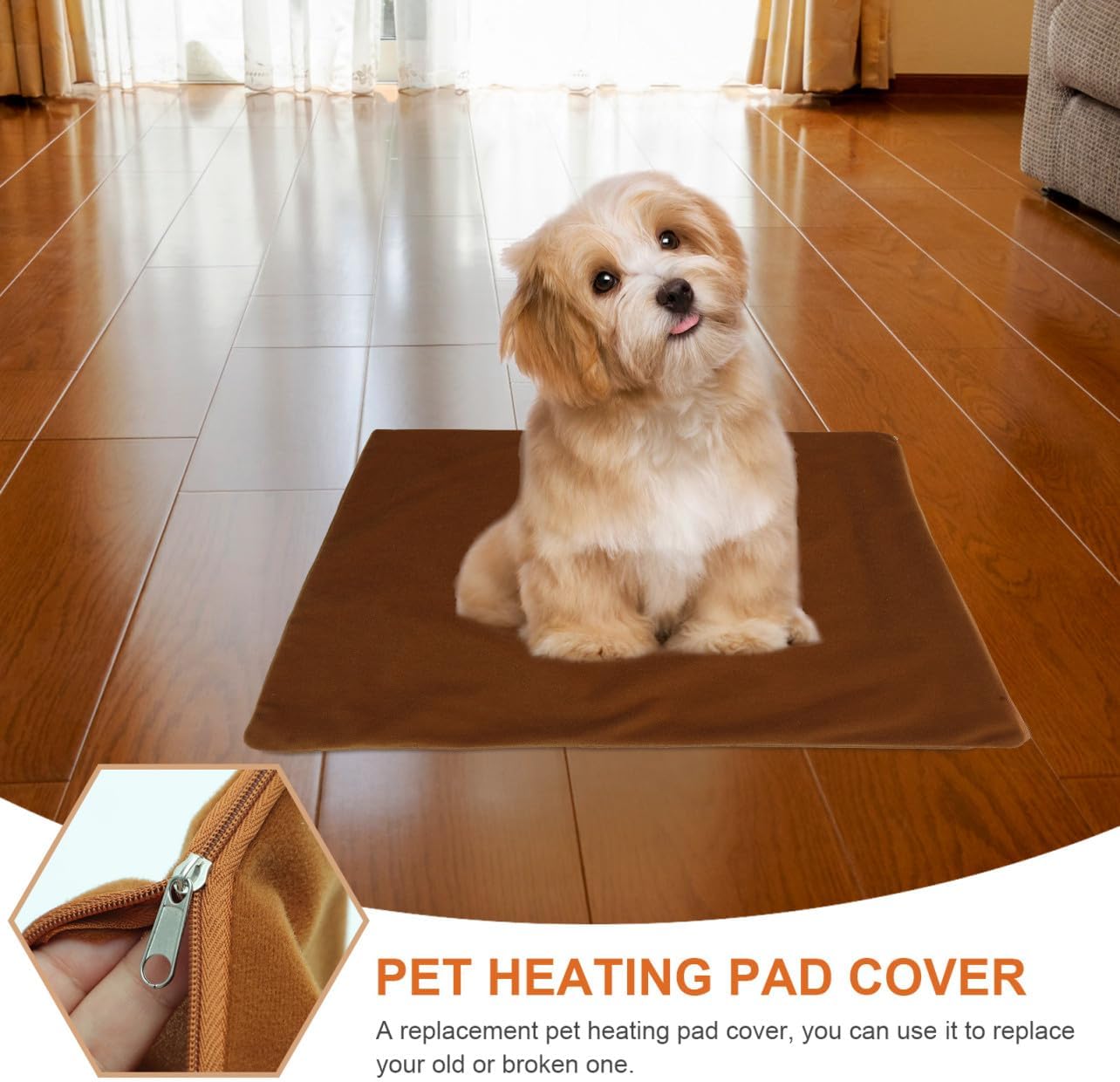 UPKOCH Dog Heating Pad Cover Stylish Protector for Pet Heating Pads and Scratch-Resistant Fits Electric Blankets Chic Cover for Cats and Dogs