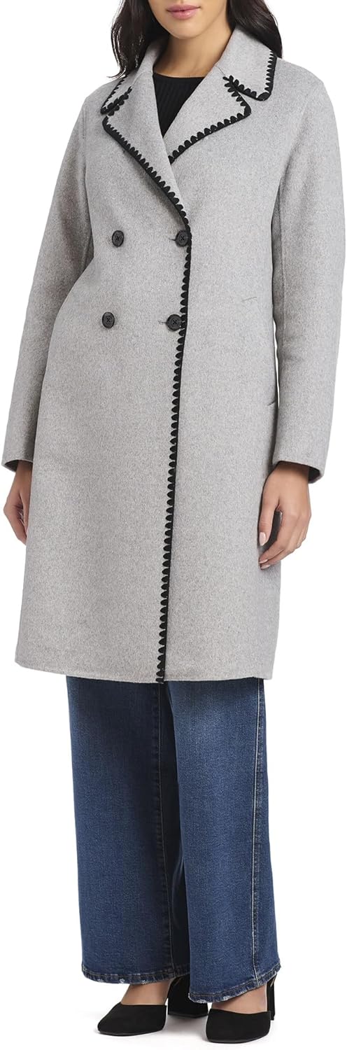 kate spade new york womens Double-breasted Wool Top Coat - Image 5