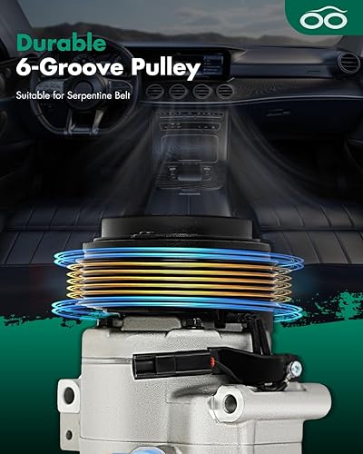 Vista 84 de SCITOO Compresor de CA apto para H-onda Prelude 2.2L 2001 para H-onda Civic para A-cura EL 1.7L 1997 1998 1999 2000 2001