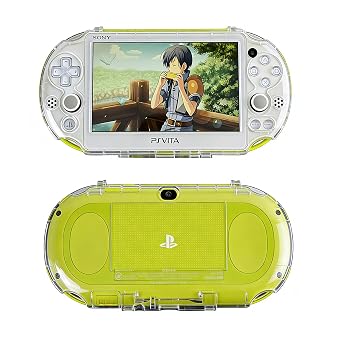 RDFJ Full Cover Skin Crystal Clear Hard Case for PSVita2000 Series