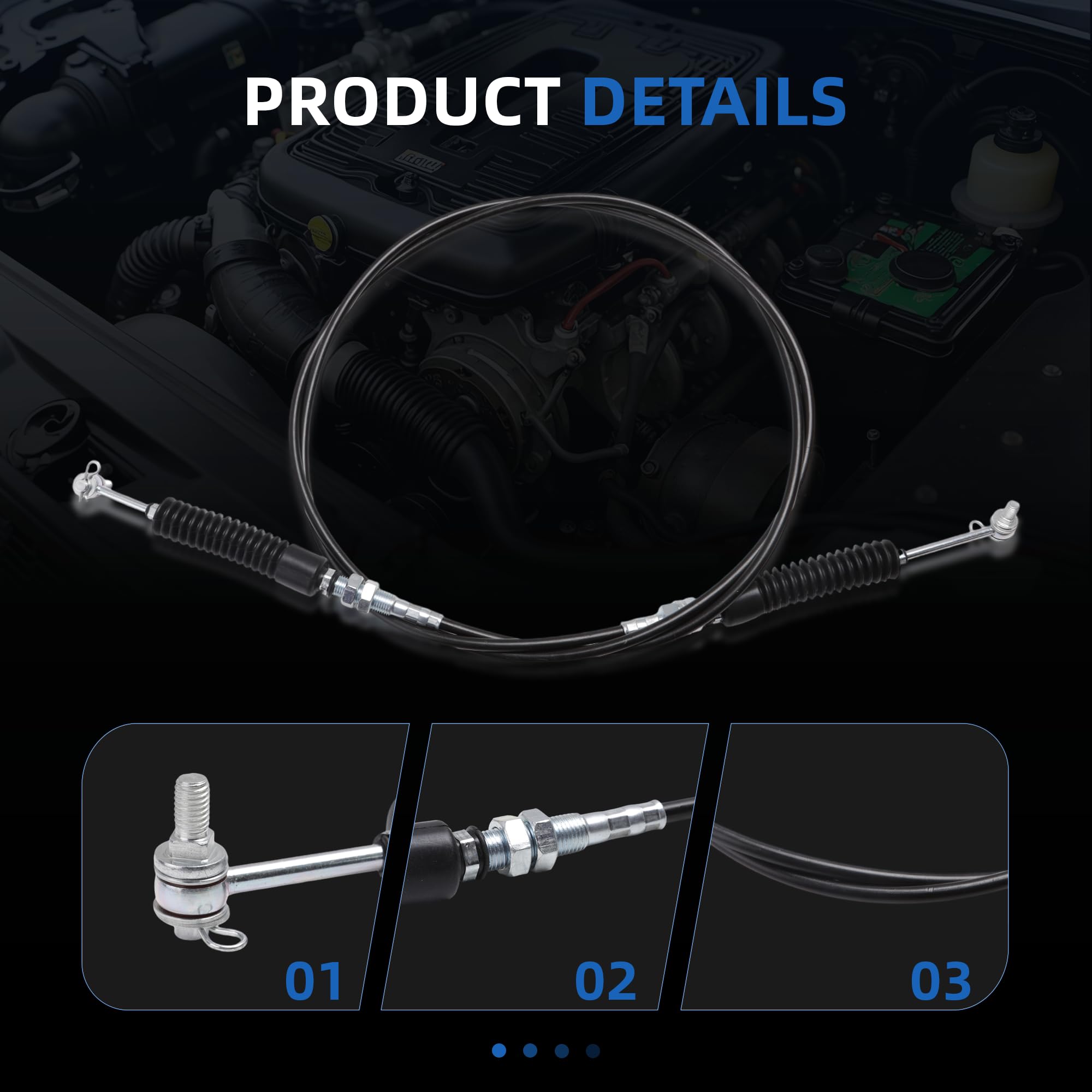 Amazon.com: 7081883 Gear Shift Cable Fits for Polaris Ranger XP