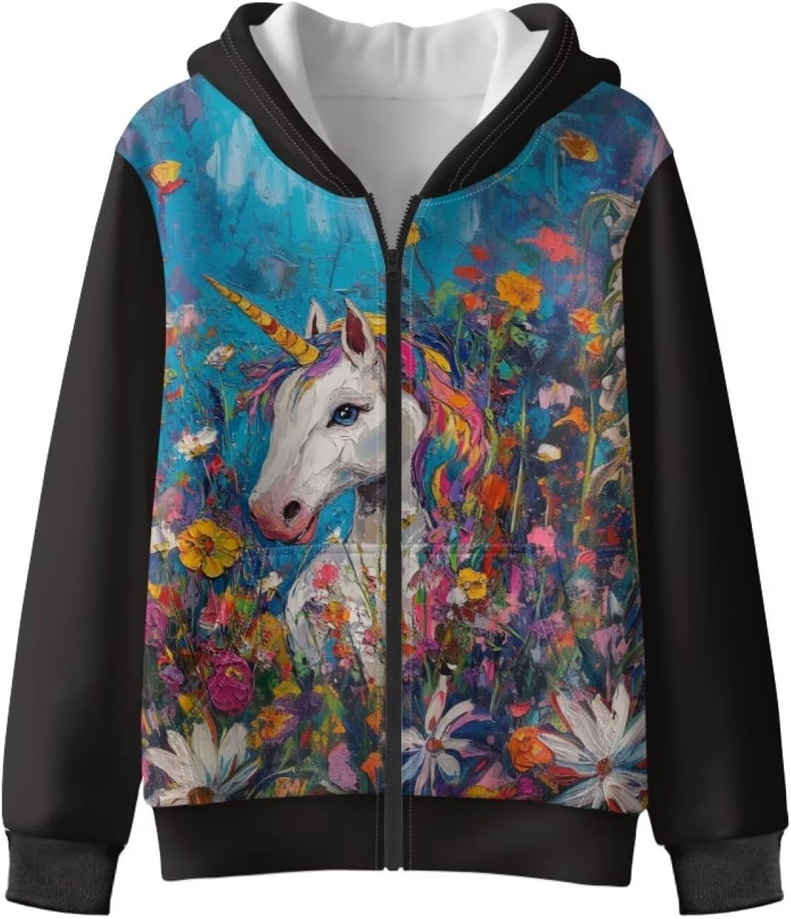 Zip Up Hoodies for Girls Sweatshirts Fall Jackets Hooded Coats Kids Winter Outfits for Everyday 6-16 Years