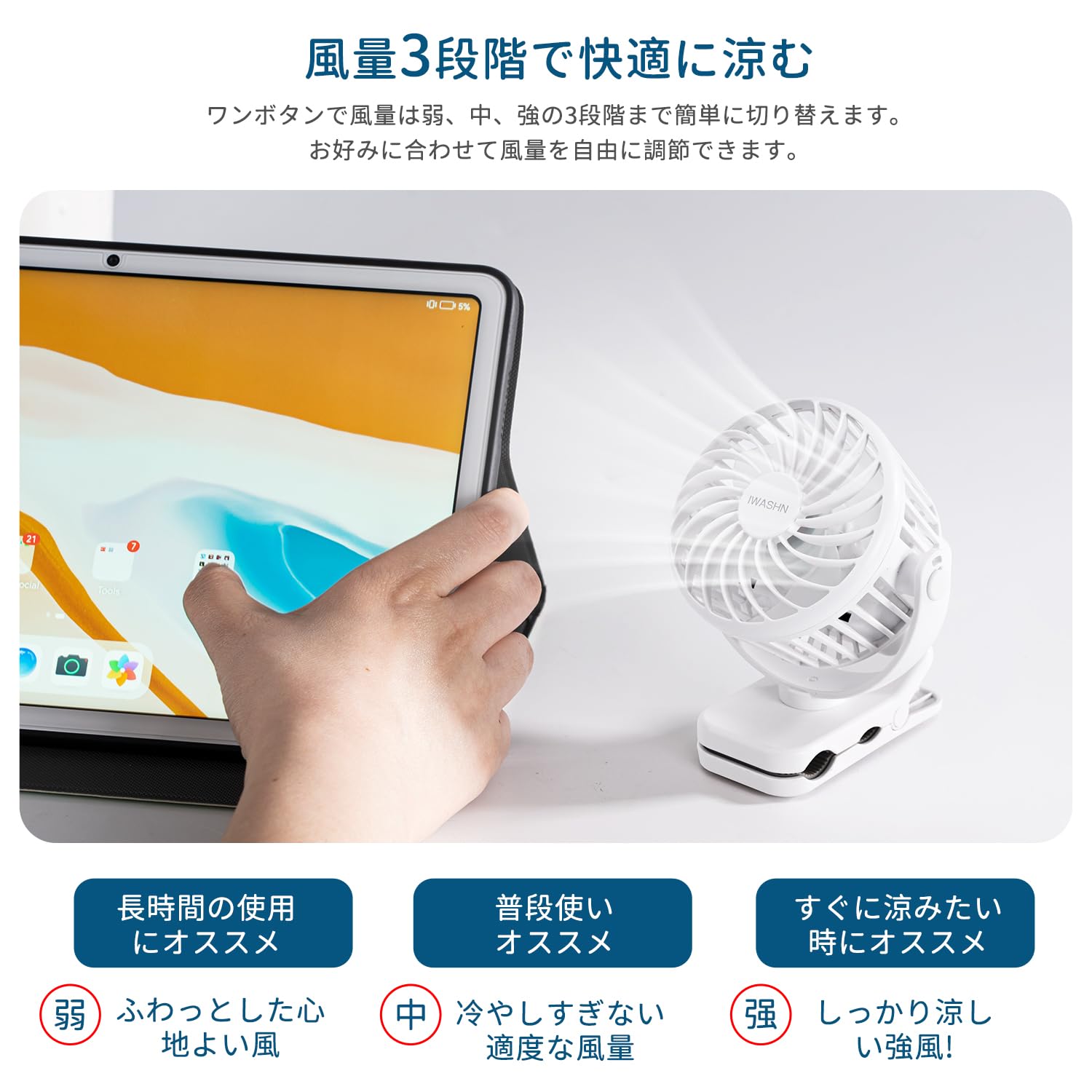 ハンディファン 扇風機 日傘ハンディファン 携帯扇風機 小型 クリップ式 3段階風量調節 静音 卓上扇風機 USB扇風機 充電式 長時間 熱中症対策 クリップファン Amazon | 扇風機 小型 クリップファン 日傘 ハンディファン 4way 卓上