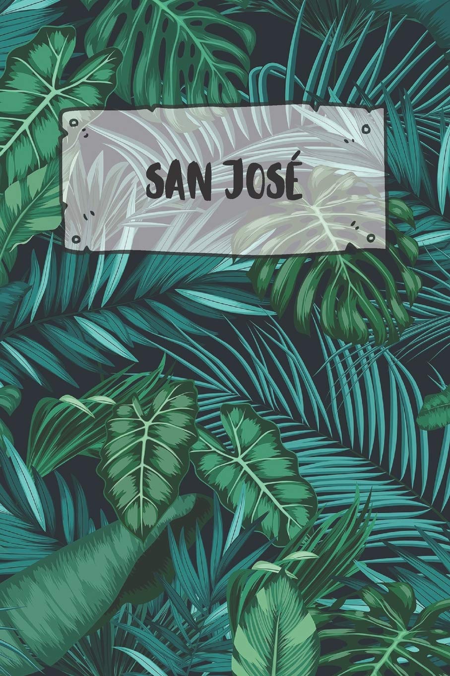San José: Ruled Travel Diary Notebook or Journey Journal - Lined Trip Pocketbook for Men and Women with Lines