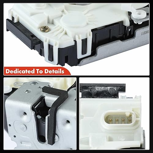 Miniatura 7 de A-Premium Actuador de bloqueo de puerta compatible con vehículos Dodge y Jeep - Durango 2011-2020, Grand Cherokee 2011-2020 - Lado trasero derecho