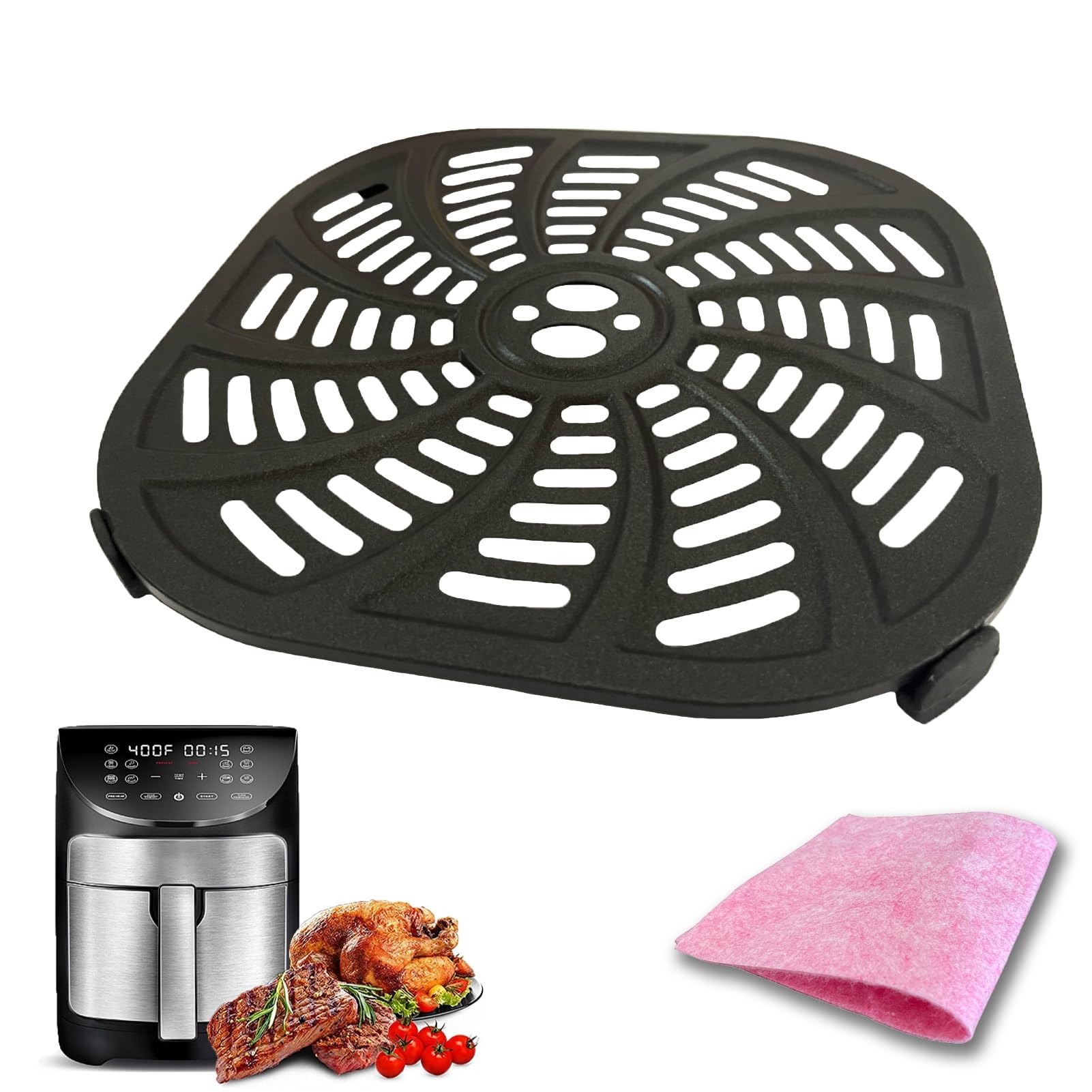 Plateau friteuse air Gourmia GAF798 pour remplacer une grille usée qui colle