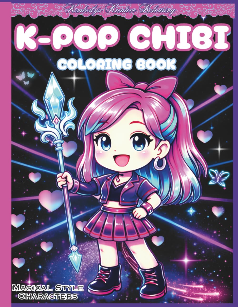 K-Pop Chibi Coloring Book: Chibi K-Pop–Inspired Characters with Magical Style