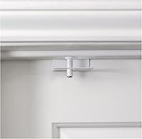 Vista 1 de GlideLok - Paquete de 2 cerraduras superiores de seguridad para niños para puertas interiores y exteriores Bloquea y desbloquea desde ambos