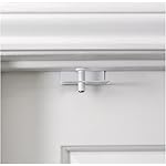 1 Pack - GlideLok Child Safety Door Top Lock | for Interior & Exterior Doors | Lock & Unlock from Both Sides | Stop Kids, Pets, Dogs & Cats from Opening Doors