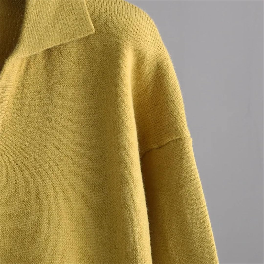 Ensemble tricoté deux pièces en cachemire pour femme avec pull et pantalon