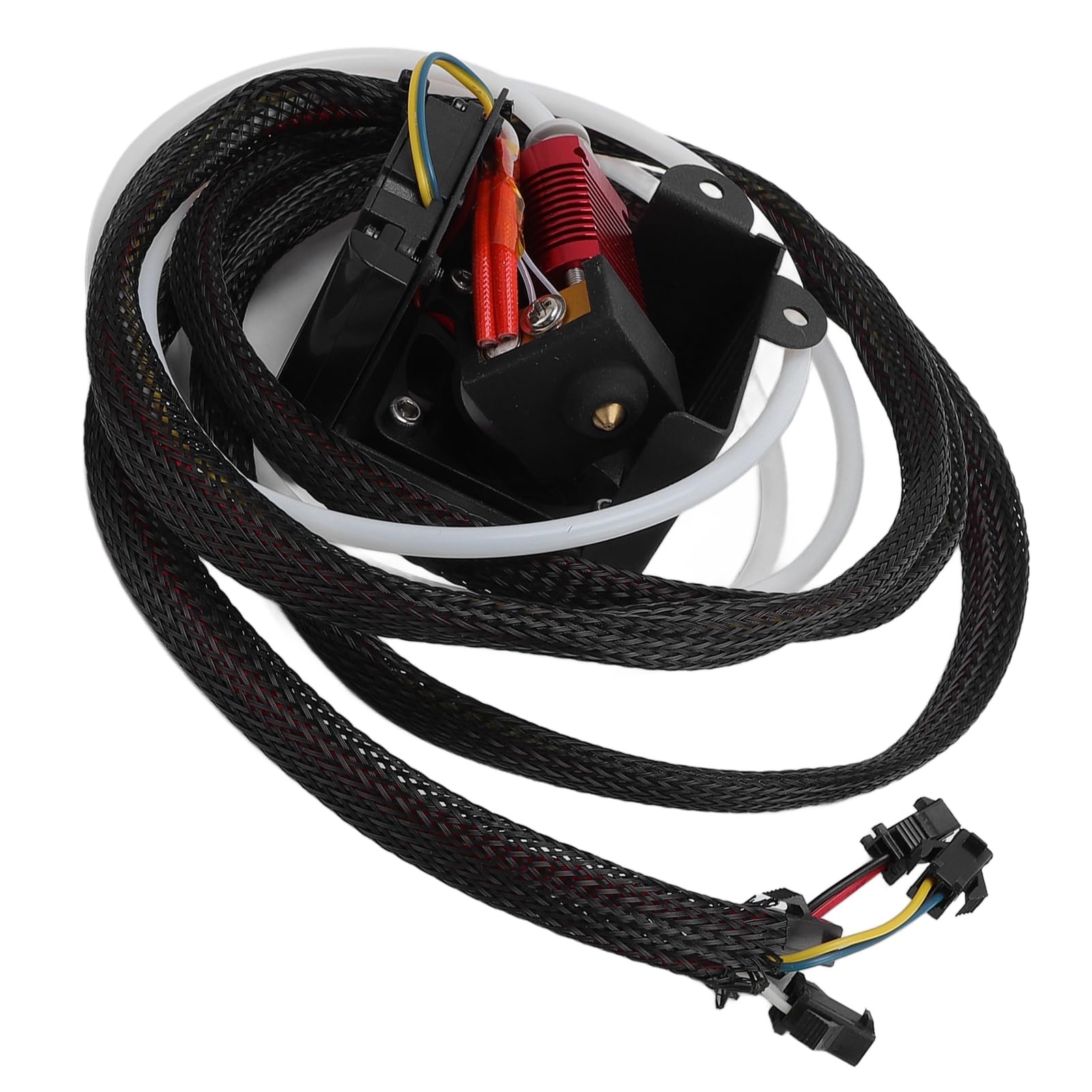 Naroote Kit Hotend d'extrudeuse Entièrement assemblé, Extrudeuses d'Imprimante 3D, Mise à Niveau Ender 5 Hot End avec Bloc Chauffant 24 V et Ventilateur de Refroidissement, Idéal pour Imprimante