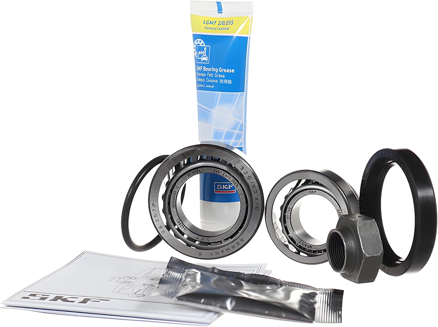SKF Wheel Bearing Set with Shaft Seal VKBA 9012 CL Position Front Axle Height 88 mm Length 158 mm Width 158 mm OE Quality