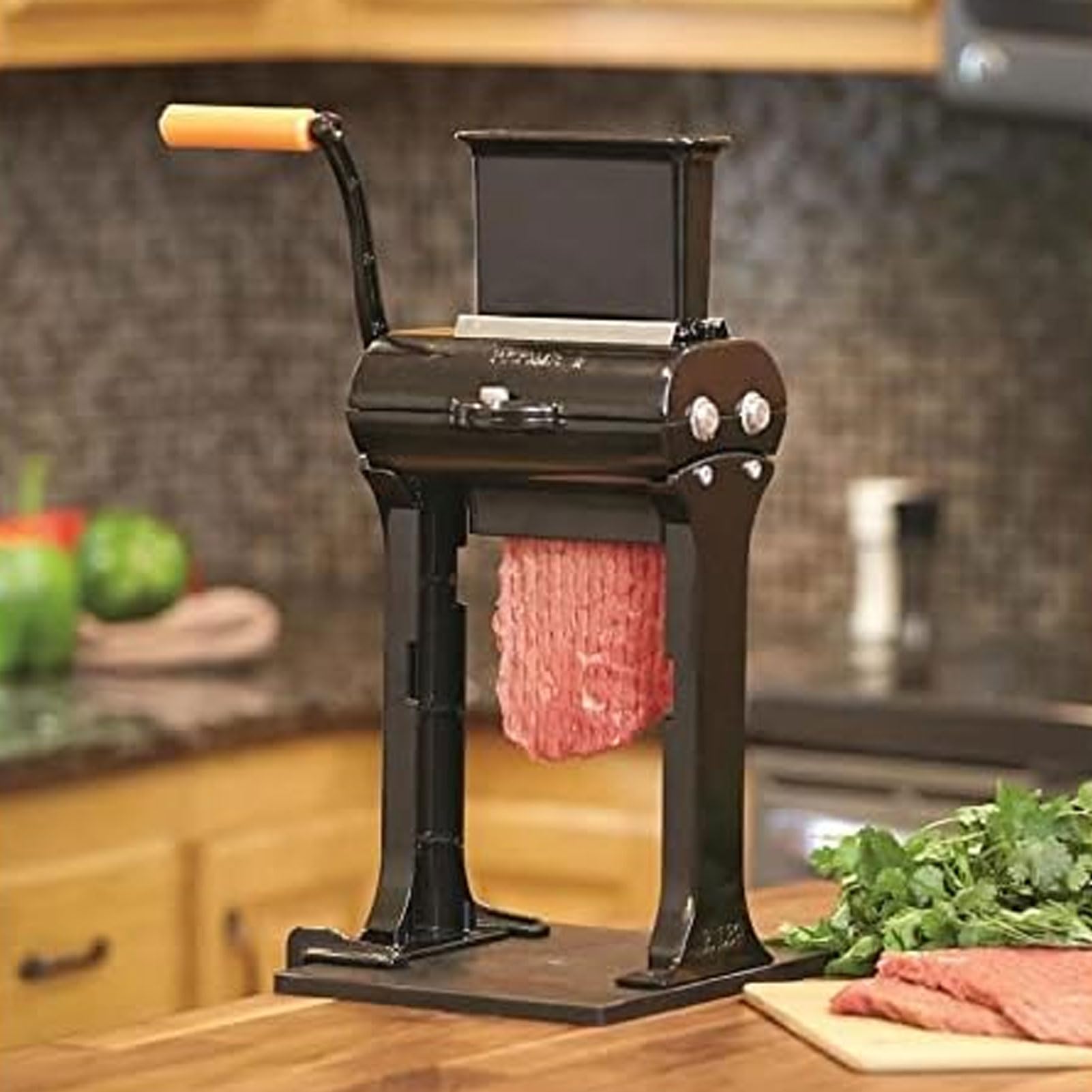 Cryfokt Vertikale Manuelle Hochleistungs-Fleischwürfelmaschine, Fleischklopfer, Schneidemaschine für die Küche zu Hause, Edelstahl, 5450 G