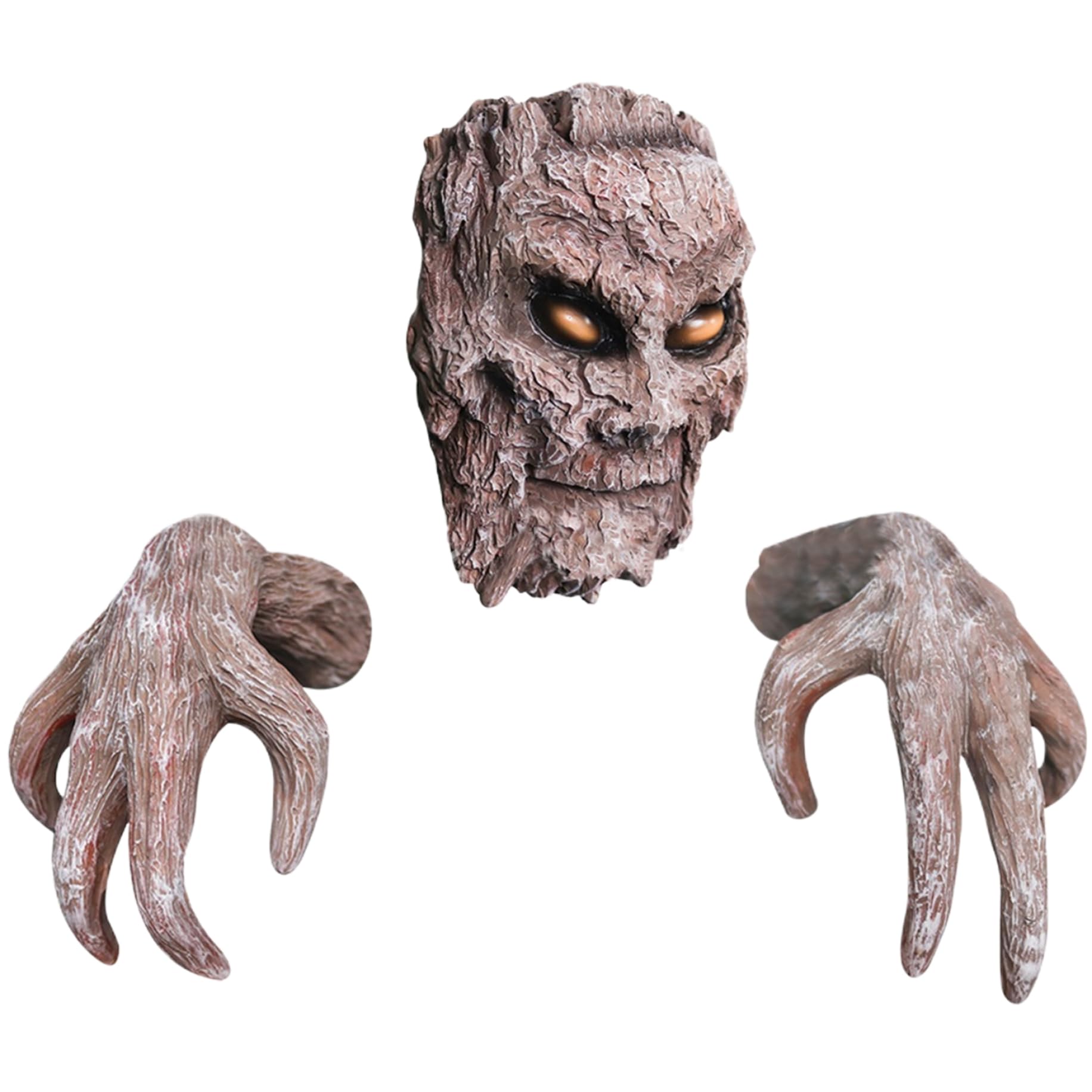 Fantôme d'Halloween extérieur pour arbre avec mains 3D