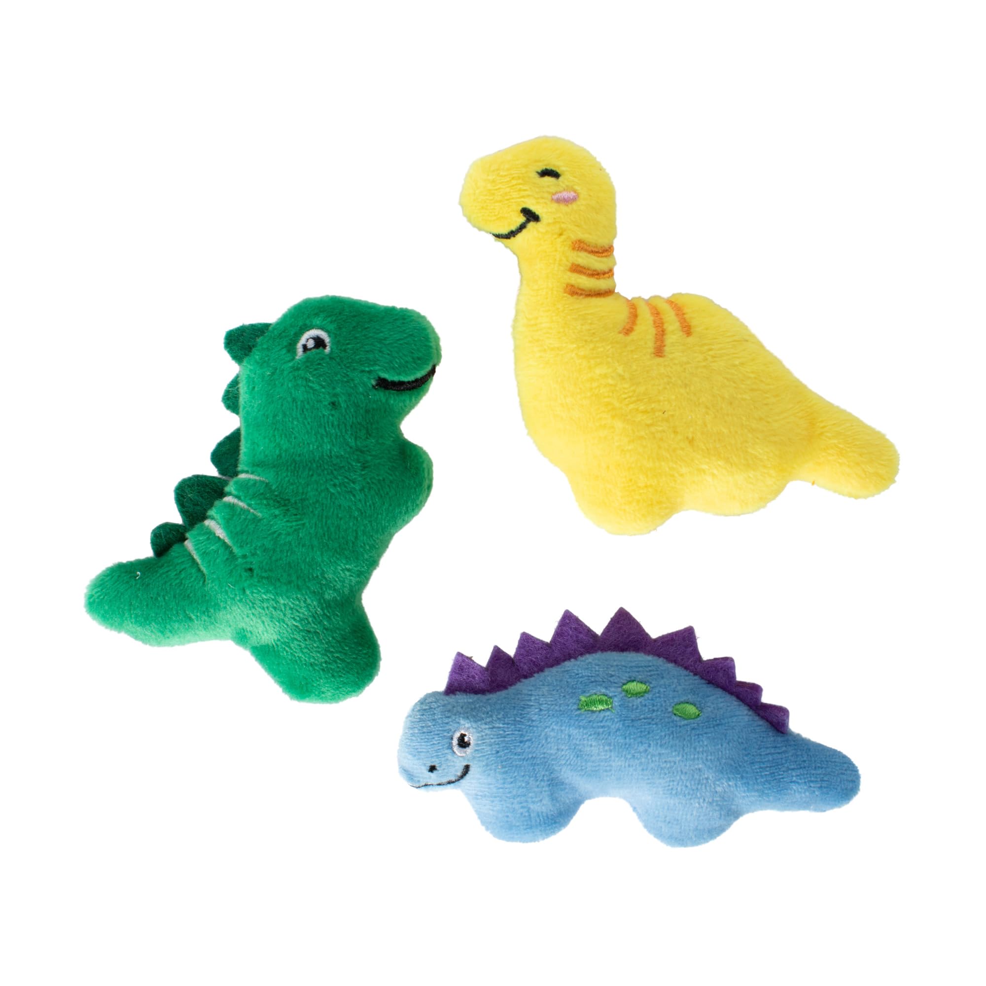 Fringe Studio Plush Cat Toy Set, Rawr-Some Crew, Mini 3 Piece Set, Pet Shop Collection (904036)