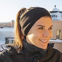 Vista 21 de The Friendly Swede Diadema calentadora de oídos, paquete de 2 unidades, unisex, de poliéster, elástica, para mujeres y hombres, cubiertas