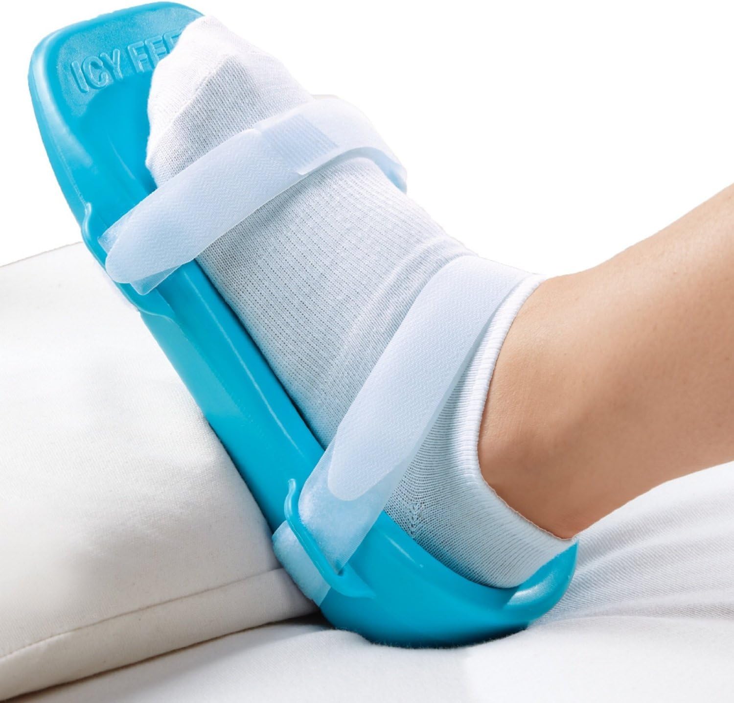ICEFLF Plantar Fasciitis Relief, Blue, Left Foot