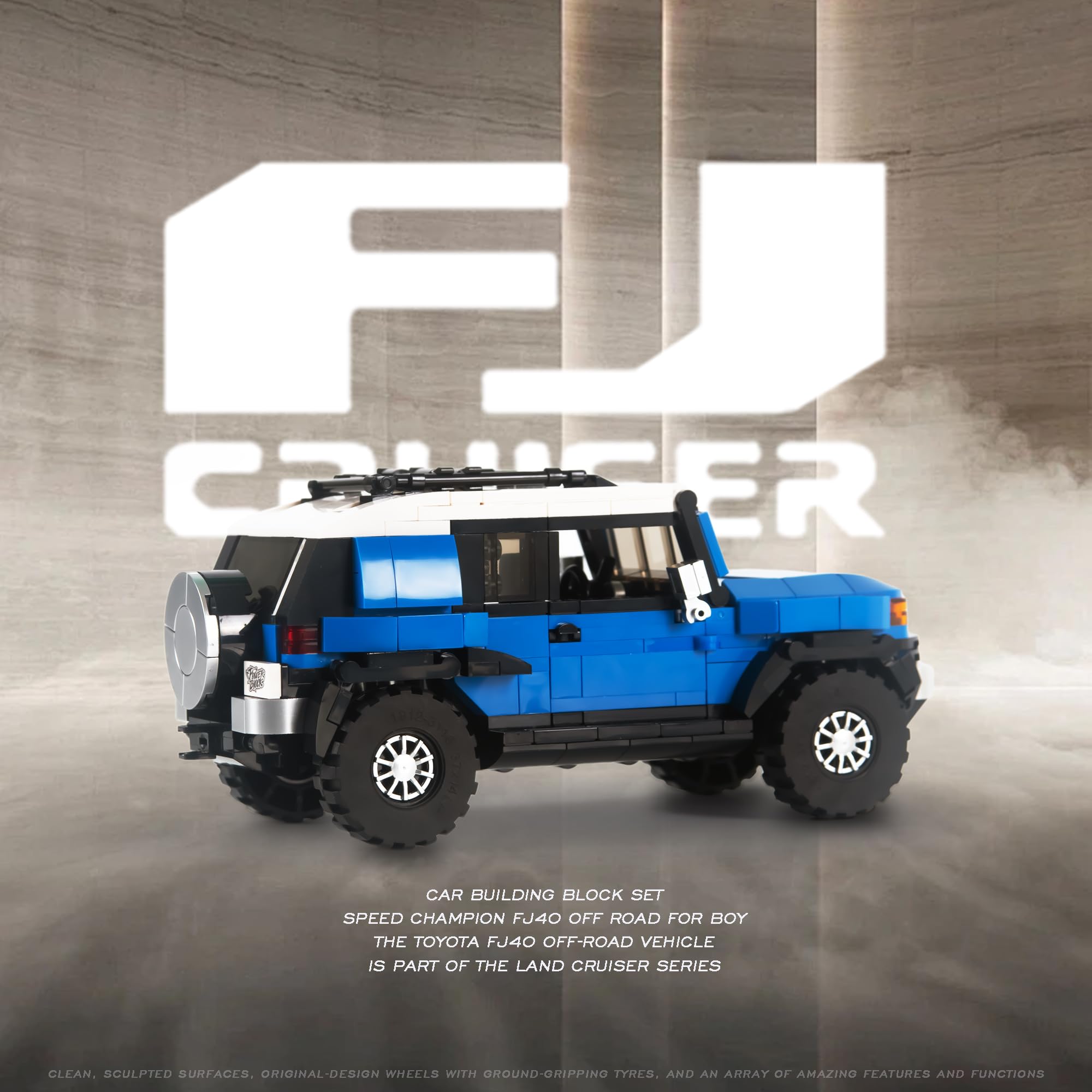 トヨタ FJ40 オフロード622PCS 車両ビルディングブロック1点セット Amazon.co.jp: トヨタ車用ビルディングブロックセット、スピード