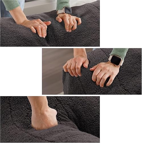 Miniatura 24 de Recaceik Sillones puff copetudos, suave relleno con relleno, sofá esponjoso y perezoso, tumbona imperial gigante para dormitorio, sala de estar,