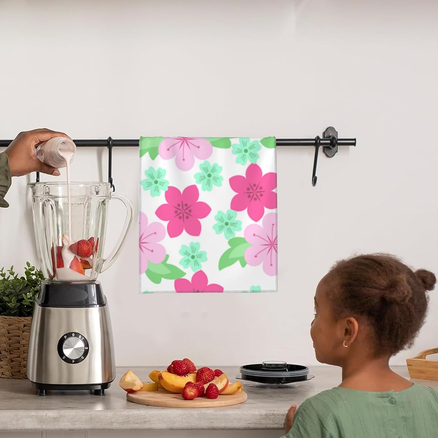 Golf 2 Piece Hand Towels,Ball and Club on Green Background Towel Set,14.5x28in Absorbent Dish Handtowels,Soft,Polyester,Functional Decorative Handtowel for Bathroom,Home Use,Bath,Gifts - Image 6