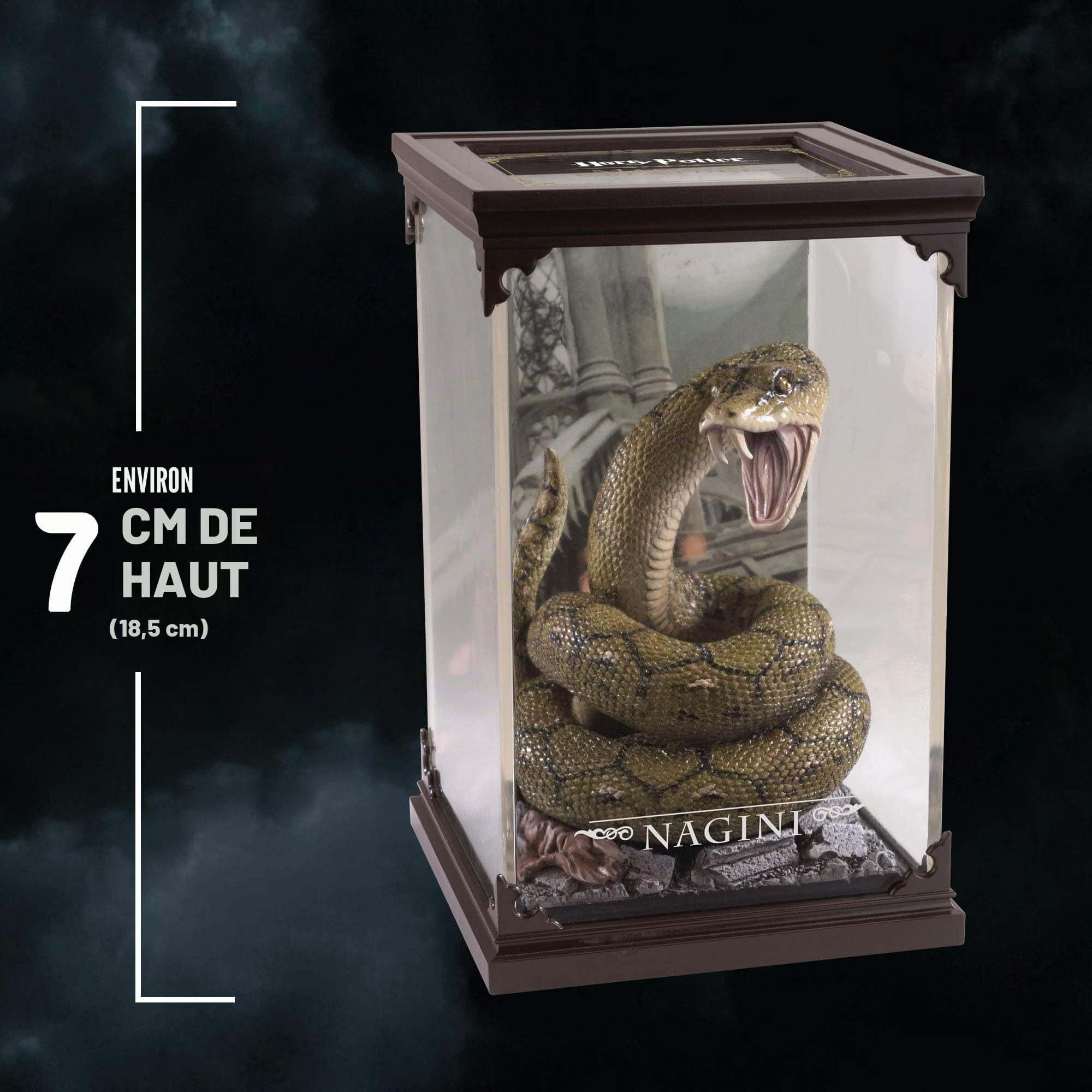 The Noble Collection – Figurine Nagini Harry Potter 18,5 Cm – Peinte à La Main, Officielle, Avec Présentoir Et Boîtier