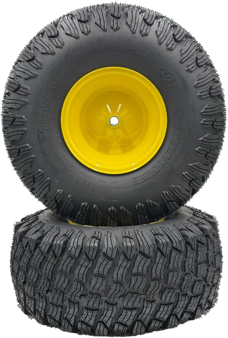 20x8.00-8 Reaper Turf Tire & Wheel - Set of 2 - Fits on 3/4 Inch Axle