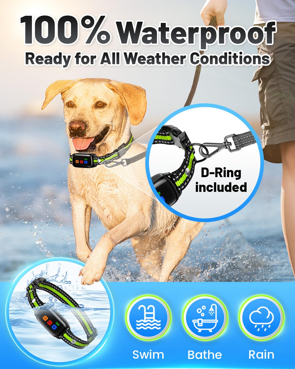 dog training waterproof shock collar
