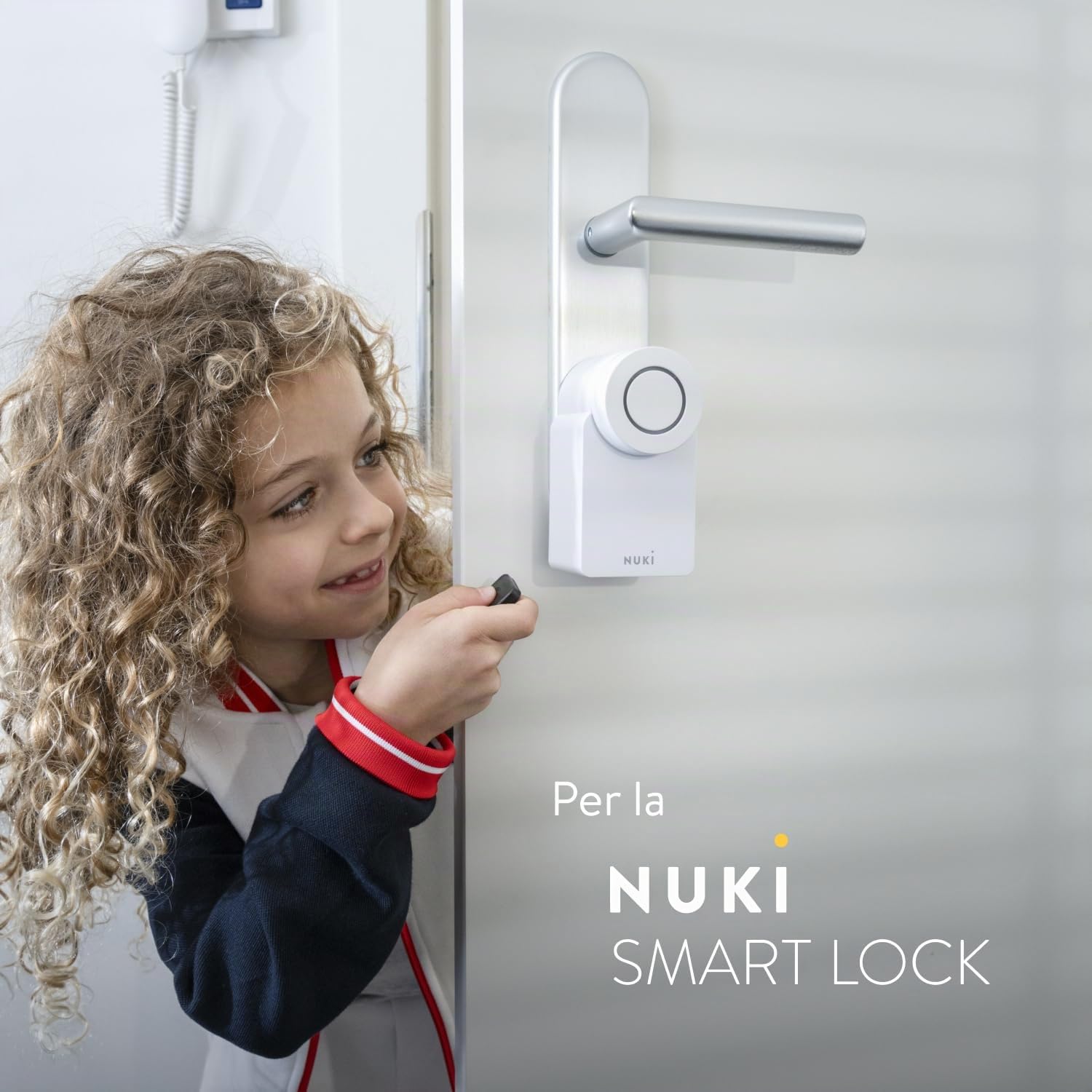 Nuki Smart Home portachiavi Bluetooth, apriporta serratura smart elettronica