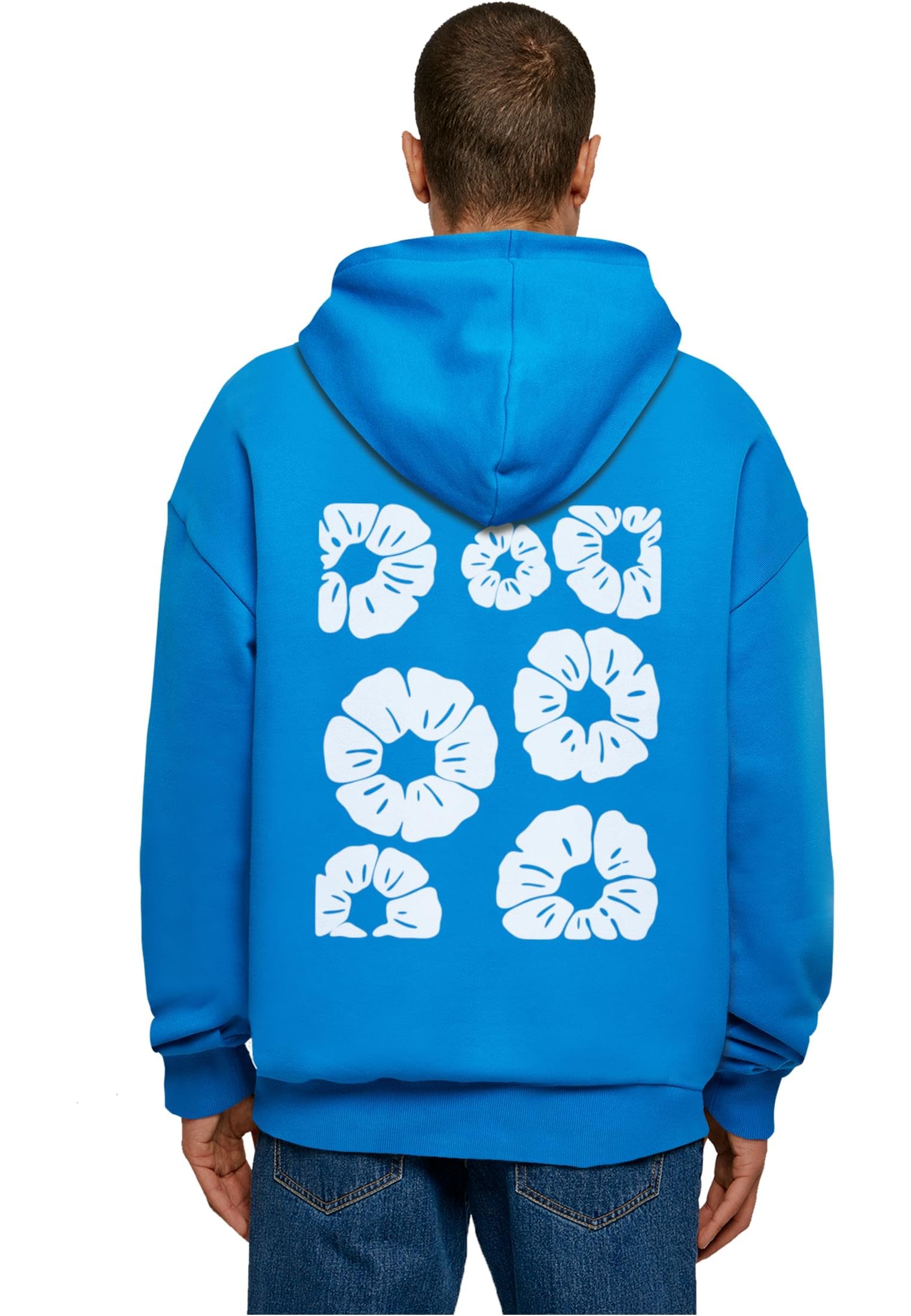 Mister Tee Mt4022-bold Flowers Heavy Cotton Box Hoody Felpa con Cappuccio Uomo (Pacco da 1)