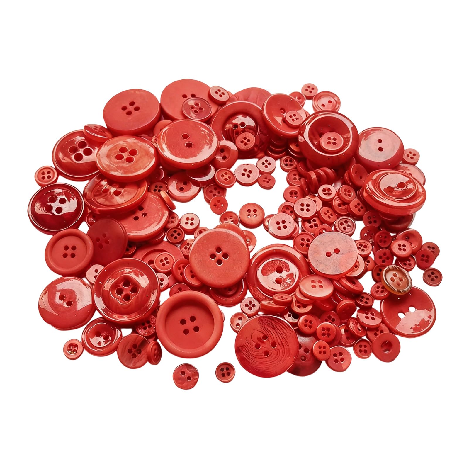 NVOQILIN Sewing Buttons for, Resin Button Pack with Mixed Sizes for Card Making, Albums, and Decor Accents Assorted Colorful Plastomer Craft Buttons